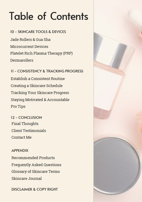 The Skincare Bible Ebook: Limited Time Sale